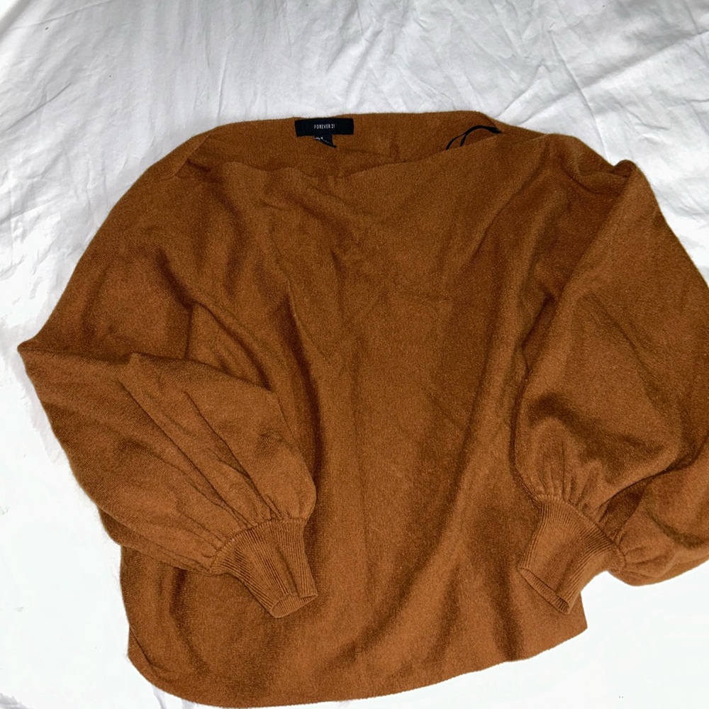 Rust color sweater medium forever21